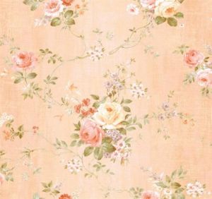 Seabrook Designs OF30201 Olde Francais Pink and Purple Dijon Floral Wallpaper